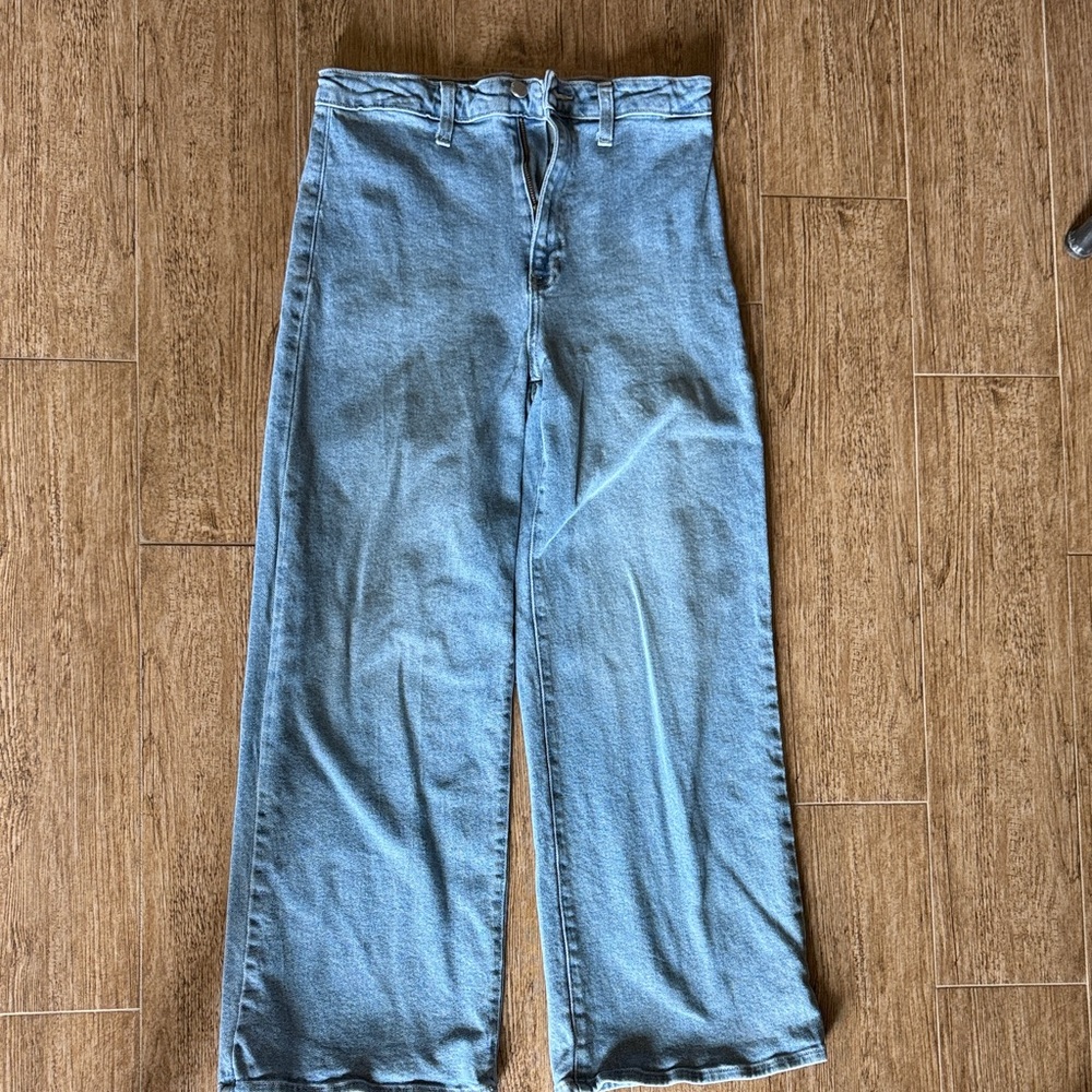 Altar'd State Light Blue Wide-Leg Jeans